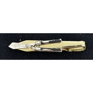 Vintage Craftsman Hedge Trimmer Tie Bar Clip Carpenter Tool Makes Chrome